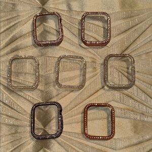 7 Rhinestone Apple Watch Case Covers for Series 9 - 45mm